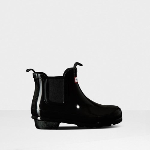 Hunter Original Gloss Chelsea Boots (A953Y) Ireland